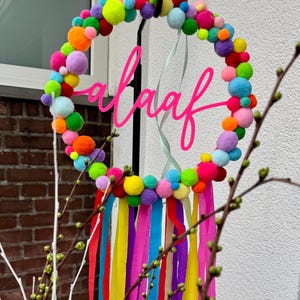 Corona Alaaf en blanco – Decoración de carnaval impresa en 3D | Corona DIY para diseñar | Decoración de carnaval estilo Colonia | Aprox. 24 cm de diámetro | Extra grande imagen 3