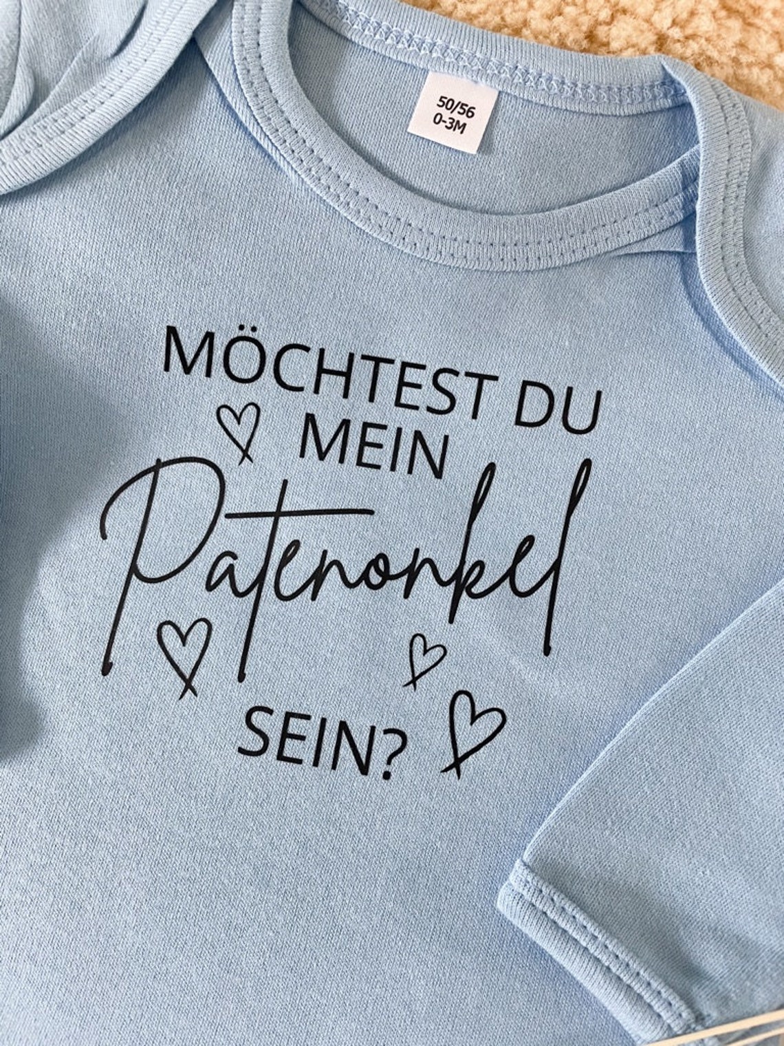 MoonWorks® Body a maniche corte per neonati, con scritta in lingua tedesca Papà ich Bin Dein Baby, Il Tuo Bambino Bianco, 12-18 Mesi