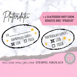 Plotter file Santa Claus stamp gift Christmas svg dxf png jpg pdf Silhouette Cricut plotter plotting file - PRIVATE USE ONLY!