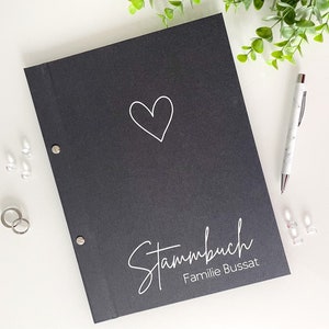 Stammbuch A4- Design 011 - personalisierbar mit Namen
