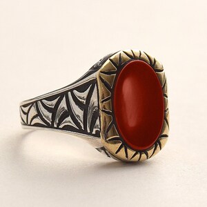 Handmade 925 Sterling Silver Men&#39;s Ring, Silver Ring, Rings for Men, Gift for Him, Men&#39;s Silver Ring, Handmade Ring, Rings Men, Orientalist