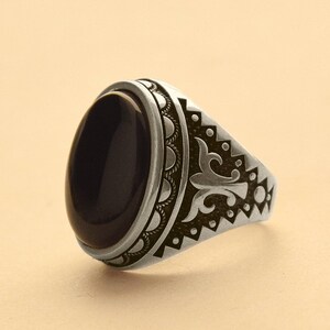 Authentic Handmade 925 Sterling Silver Men&#39;s Ring, Silver Ring, Rings for Men, Men&#39;s Silver Ring, Handmade Ring, Rings Men, Orientalist