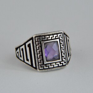 Authentic 925 Sterling Silver Handmade Men&#39;s Ring, Silver Ring, Rings for Men, Men&#39;s Silver Ring, Handmade Ring, Rings Men, Orientalist