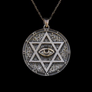 Handmade Star of David Pendant: 925 Sterling Silver Talisman