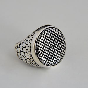 925 Sterling Silver Handmade Men&#39;s Ring, Silver Ring, Rings for Men, Gift for Him, Men&#39;s Silver Ring, Handmade Ring, Rings Men, Orientalist
