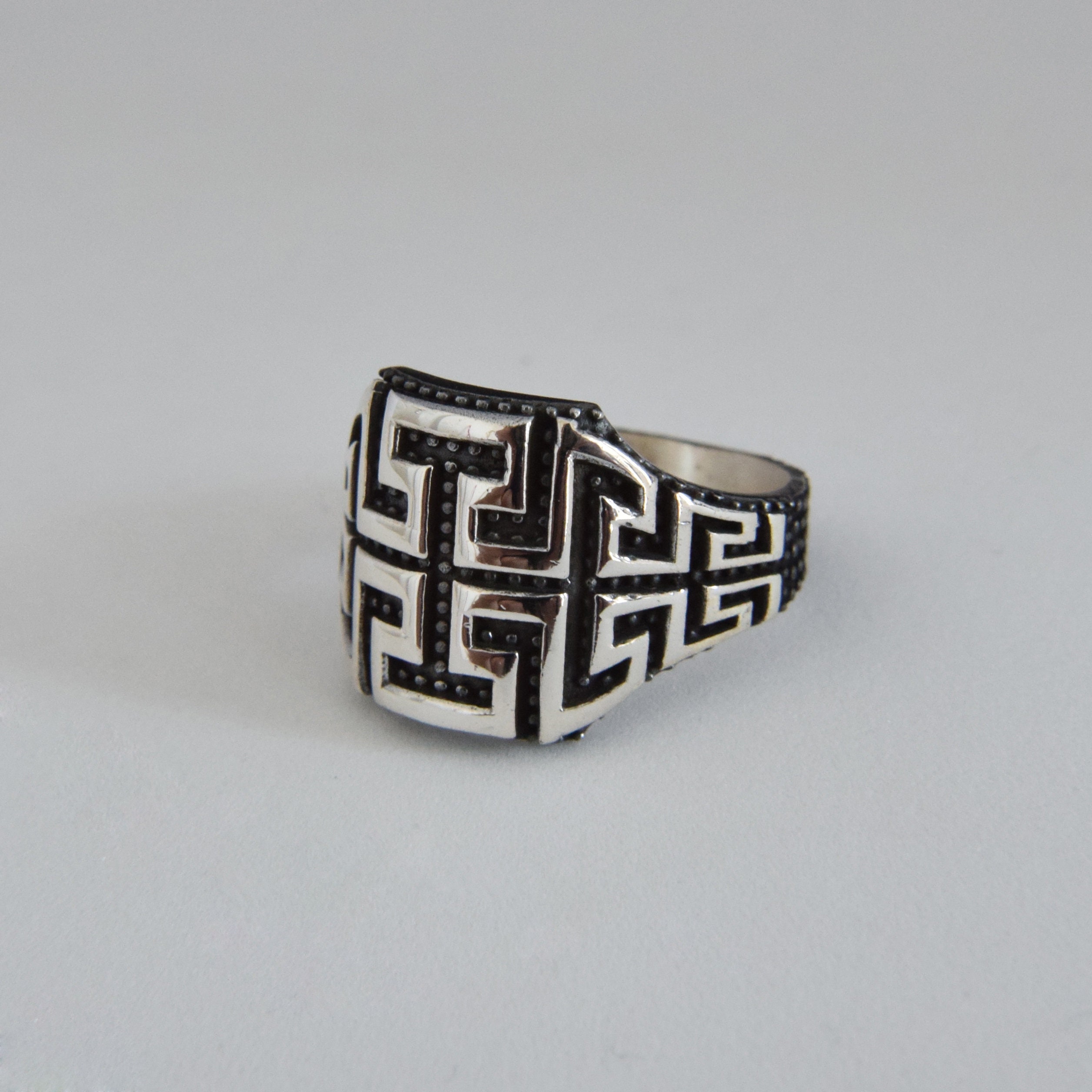 Anello In Argento Sterling 925 Alla Moda Per Gioielli Da Uomo - Foto 6