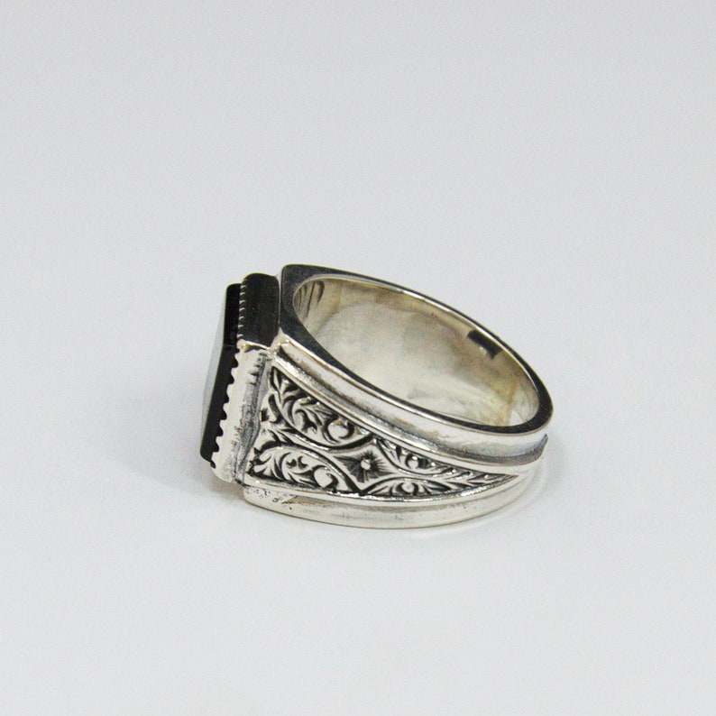 Handmade 925 Sterling Silver Men's Ring Silver Ring - Etsy