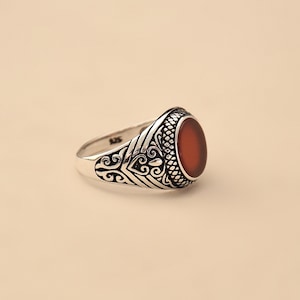 Pinky Ring 925 Sterling Silver Men's Ring, Silver Ring, Rings for Men, Gift for Him, Men's Silver Ring, Handmade Ring, Rings Men