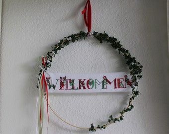 Kreuzstich Kranz Etsy