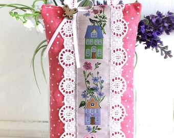 Lavender hanging spring houses, scented pillows