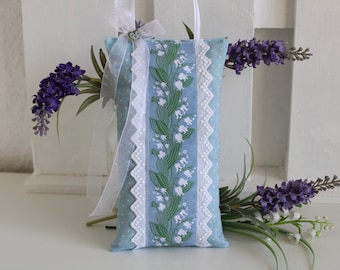 Lavender hanging lily of the valley, scented pillow