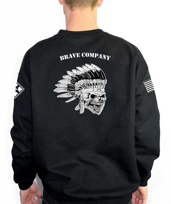 Brave Company Black Unisex PT Sweatshirt. This is Approved and Can