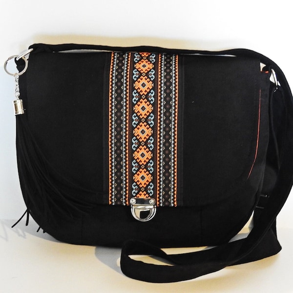 Crossbody bag / boho purse / ethnic bag / boho  bag / purse boho / folk purse, hippie purse