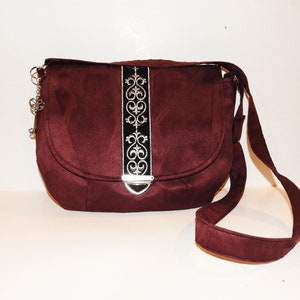 Crossbody medieval bag / victorian purse / gothic bag / victorian bag