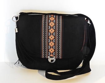 Crossbody bag / boho purse / ethnic bag / boho  bag / purse boho / folk purse, hippie purse