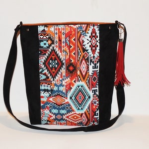 Boho bag / ethnic style bag / aztec bag / boho  bag / mexican print bag