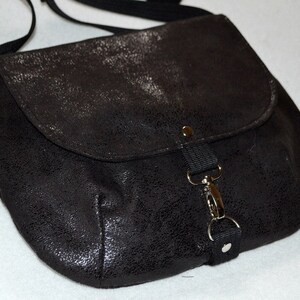 Roche de glam vintage daim Messenger bag image 2