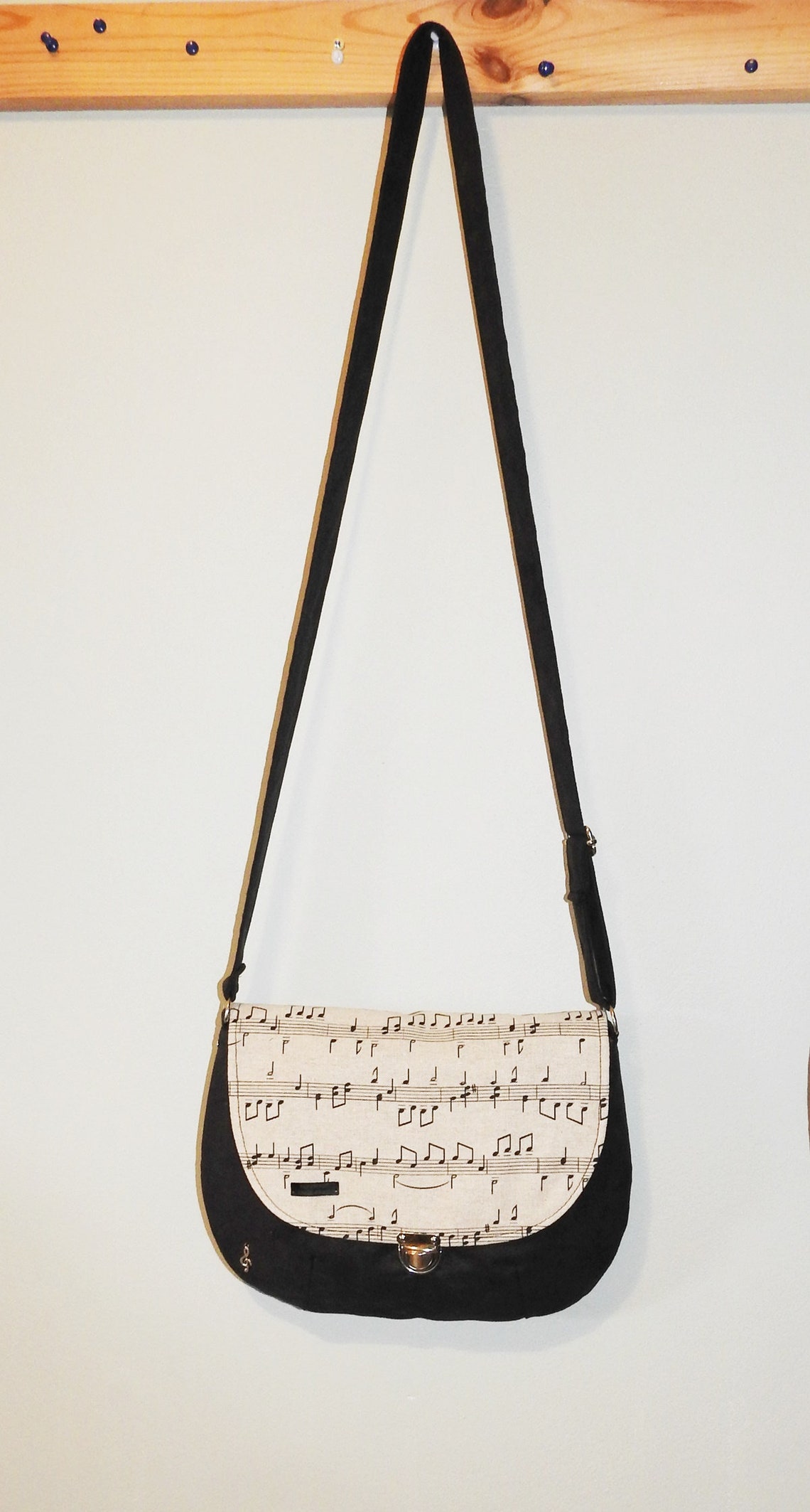 Crossbody Music Bag / Notes Purse / Music Purse / Music Notes Bag ...