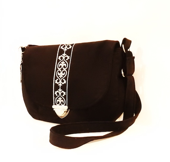 Crossbody Medieval Bag / Victorian Purse / Gothic Bag / 