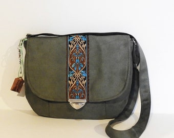 Crossbody medieval bag / victorian purse / boho bag / victorian bag