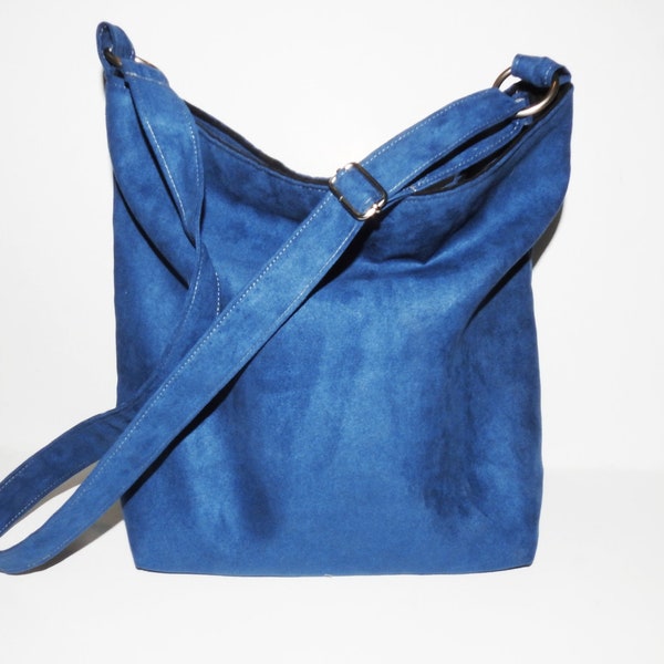 Sac d’épaule sac d’acheteur bleu foncé