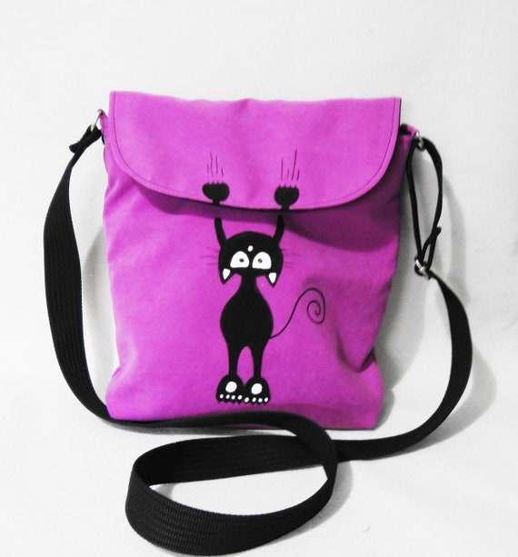 cat messenger bag
