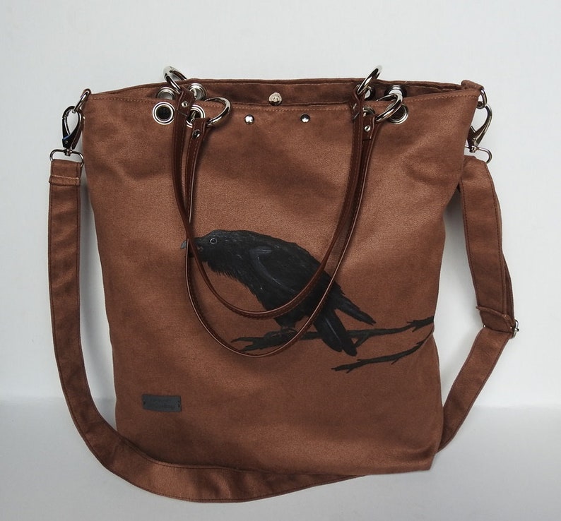 Cool shopper Raven bag raven shoulder bag xlarge brown Etsy