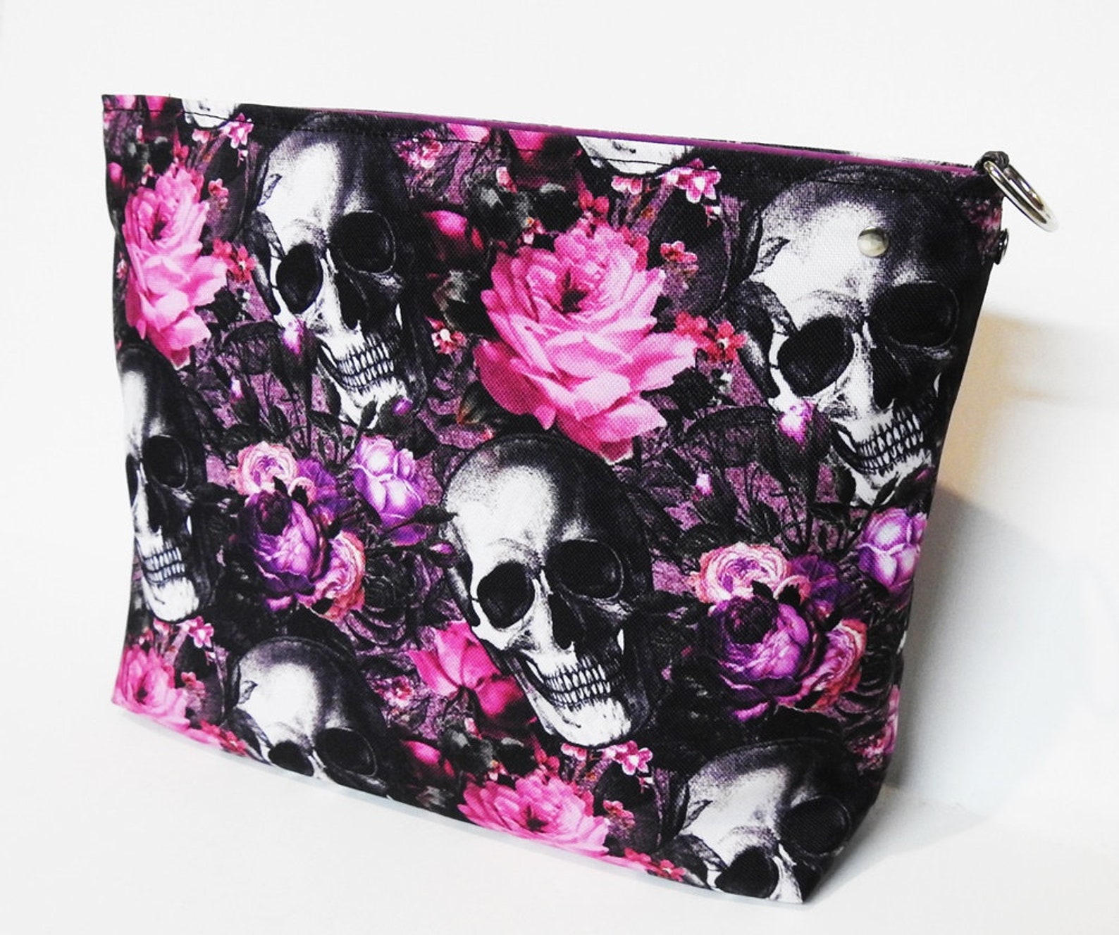 Xlarge Cosmetics Bag / Makeup Bag / Gothic Cosmetic Bag Etsy
