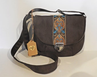 Crossbody medieval bag / cosplay purse / boho bag / victorian bag