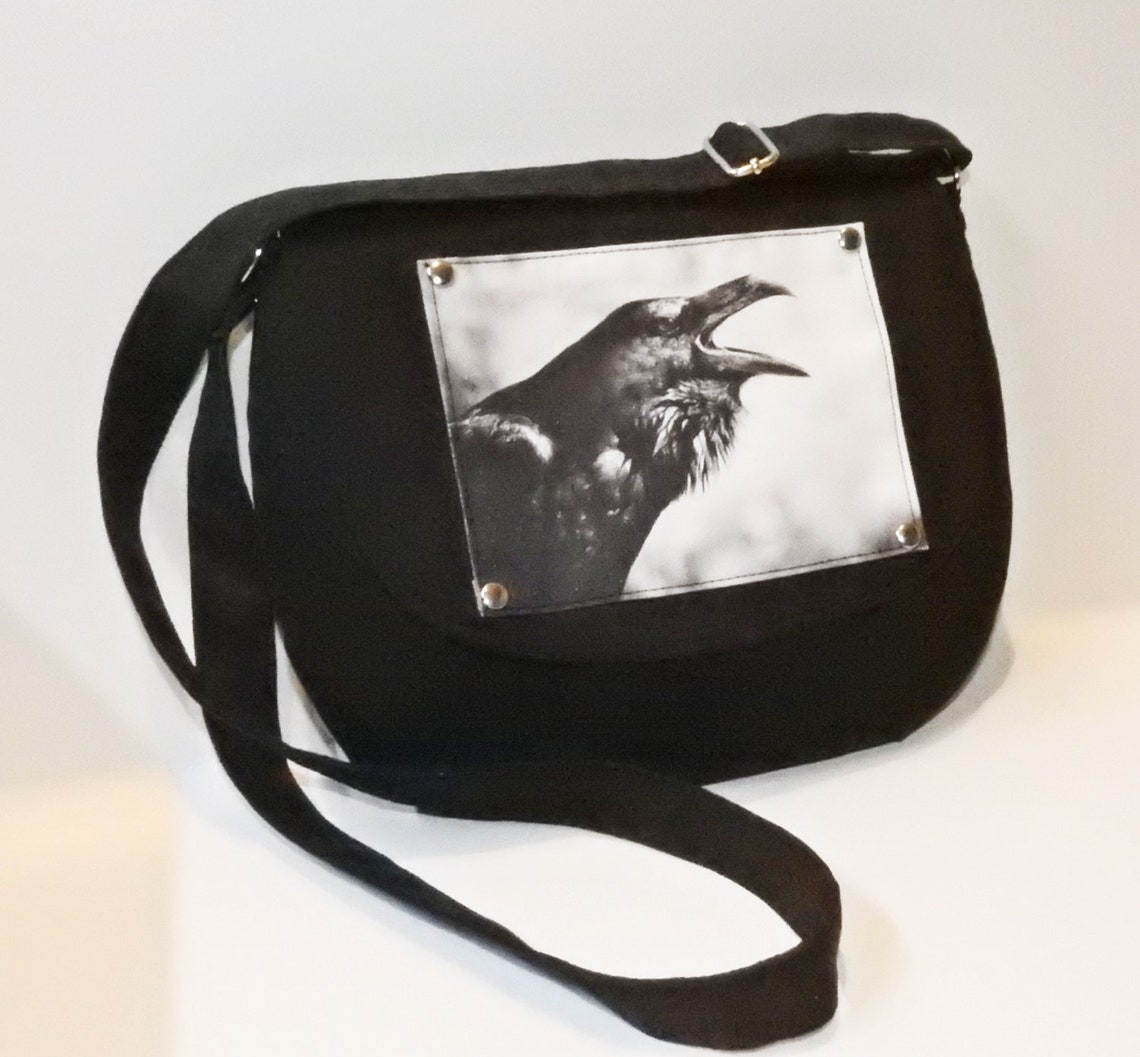 Raven purse gothic purse crossbody bag crossbody purse Etsy