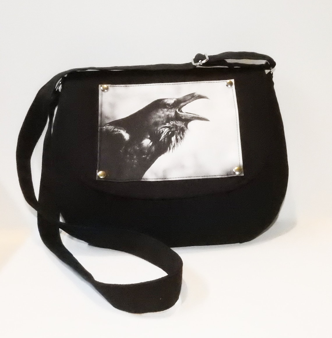 Raven Purse Gothic Purse Crossbody Bag Crossbody Purse Etsy