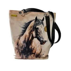 Boho style horse  purse, Horse purse, Horse bag, boho bag horse, horse portrait on bag, for horse lovers,
