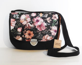 Crossbody bag / retro purse / floral bag / floral purse / purse boho /