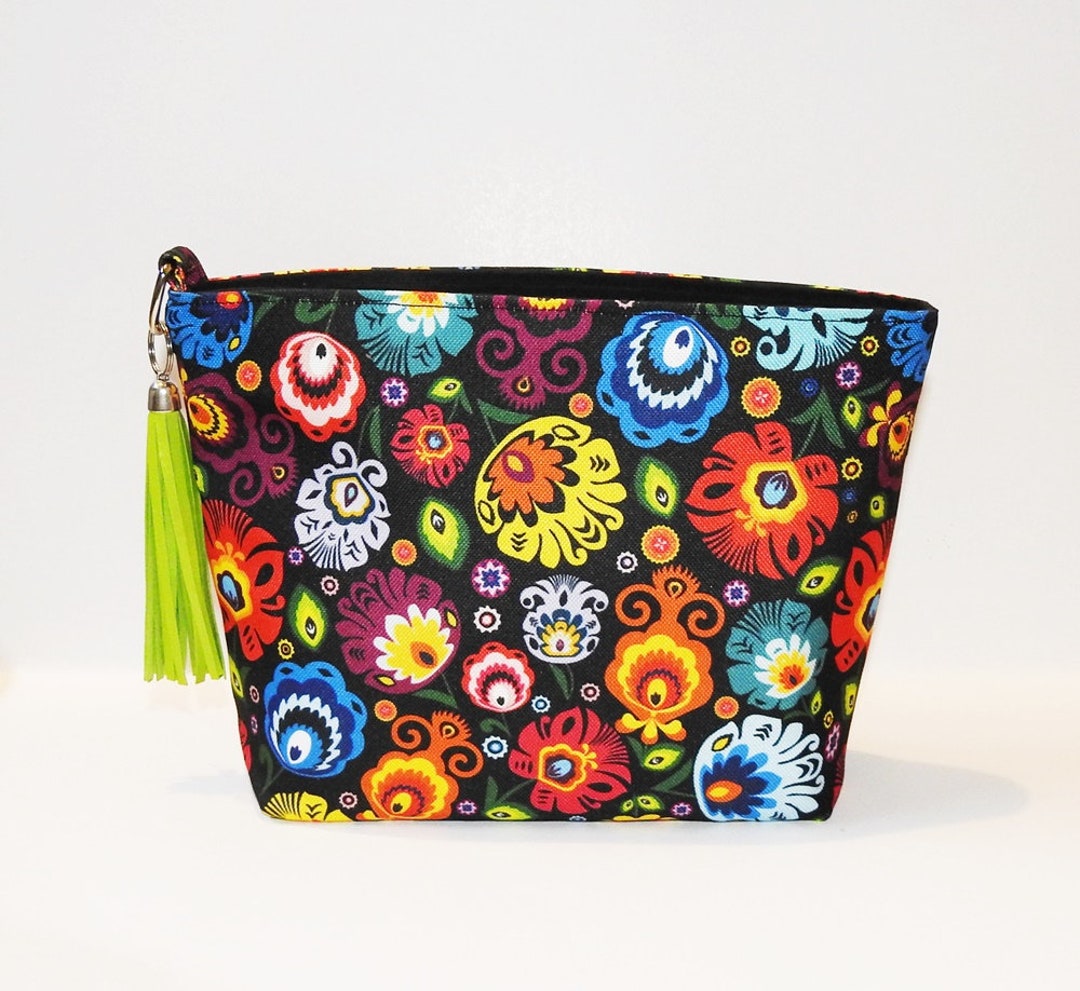 Xlarge Cosmetics Bag / Makeup Bag / Gothic Cosmetic Bag Etsy