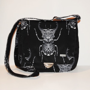 Messenger bag motivo geometrico / cocktail bag free / honeycomb bag /