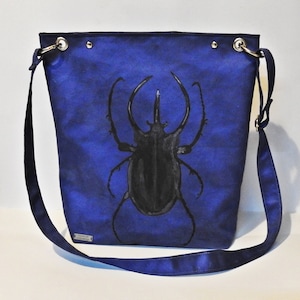 Crossbody bag / insect pattern bag / moth bag / moth purse