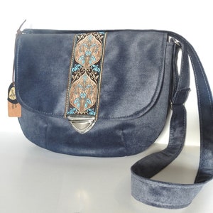 Crossbody medieval bag / renaissence purse / boho bag / victorian bag image 3