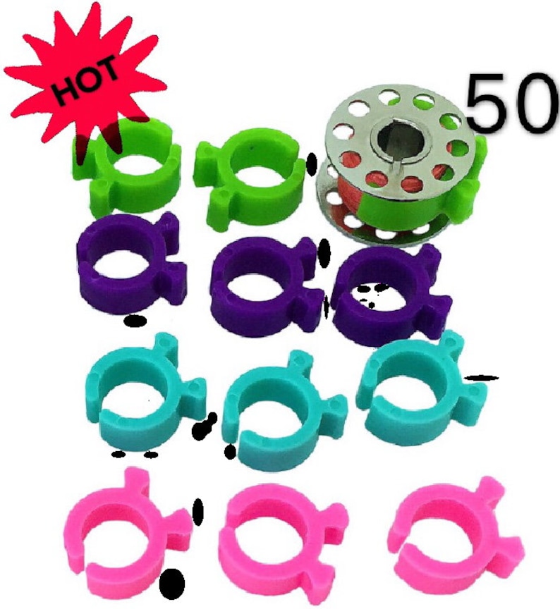 Little Genie Magic Bobbin Washers for Sewing Machine 12 Pack Etsy UK