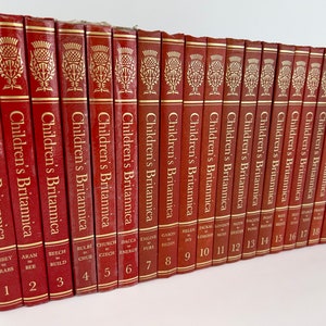 Britannica Infantil Vintage - Conjunto Completo, Volume 1-20, Terceira Edição, 1973