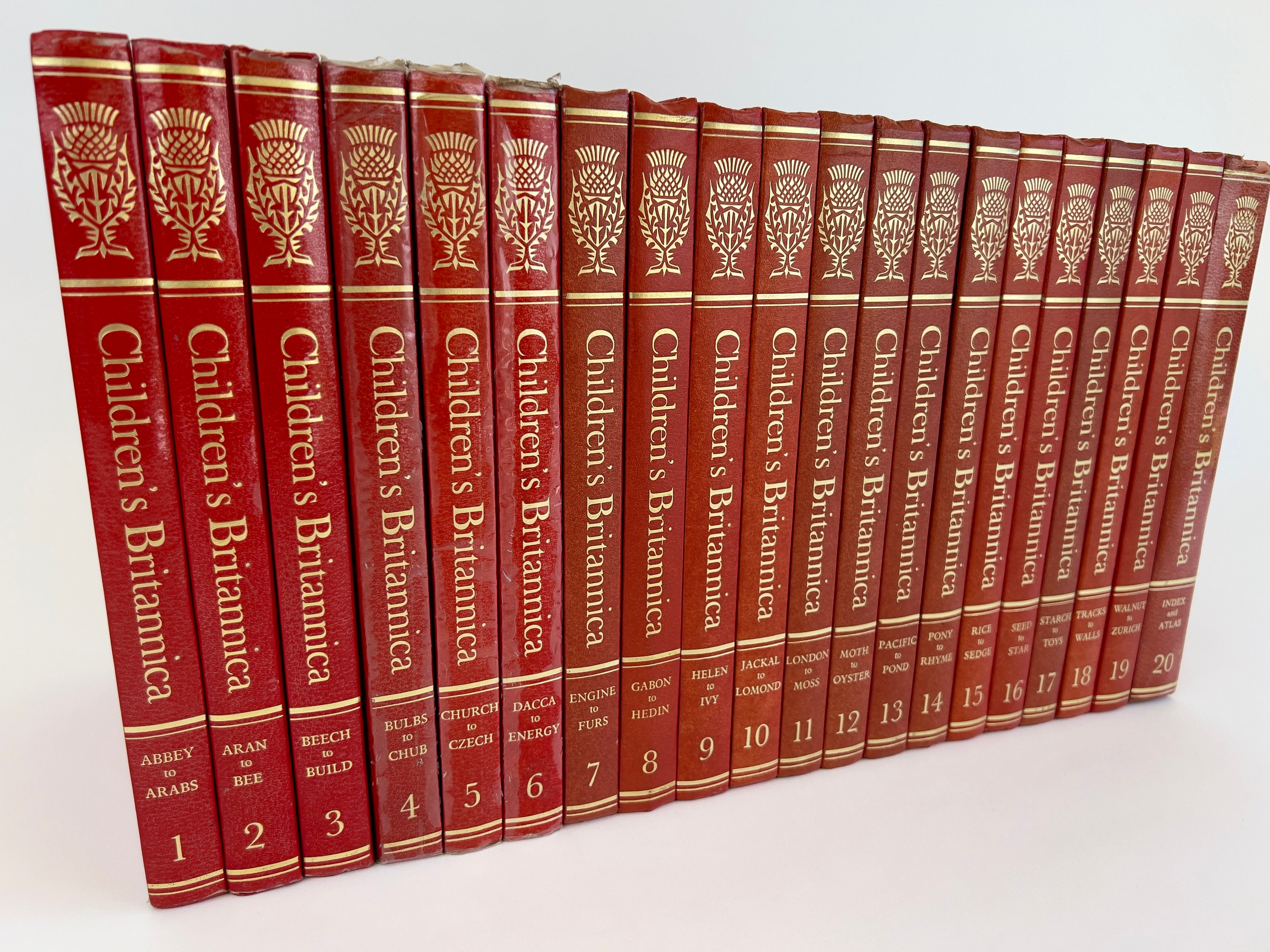 Vintage 1973 Children's Encyclopaedia Britannica Complete 20