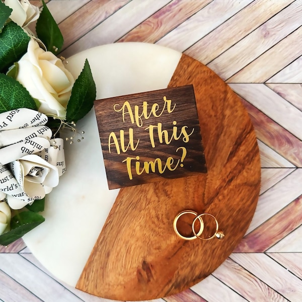 The Boy Who Lived Inspired Ring Box | Wooden Proposal Box | Engagement Ring Box | Jewelry Box