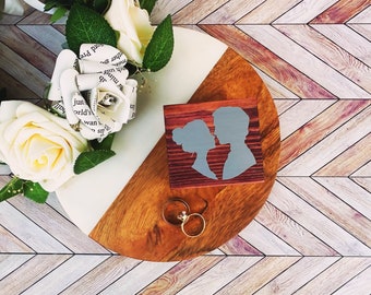 Pride and Prejudice Inspired Wooden Ring Box: Handmade Wooden Proposal