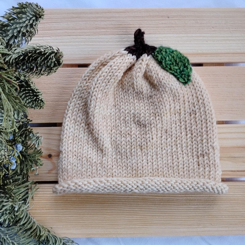 Pear Baby Hat