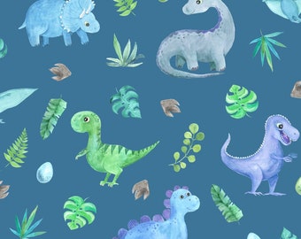 Dinosaure en jersey de coton