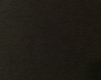 Jersey uni schwarz