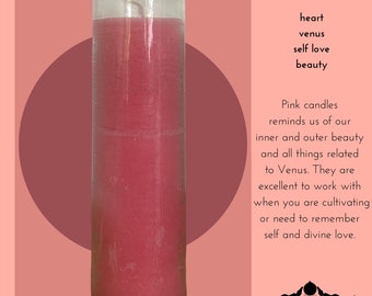7 DAY PINK Candle
