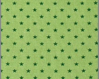 BÜNDCHEN Sterne * Feinrippbündchen * grün * Strech * 50cm * Schlauchware