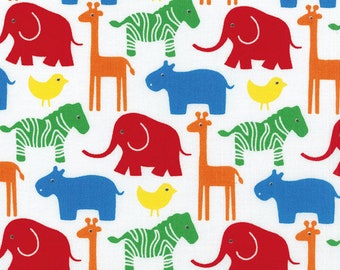 Tissus de Westphalie * motifs * animaux de zoo * ligne jeune * tissu pour enfants * coton