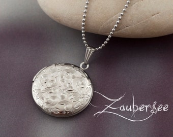 Medallion with chain, stainless steel amulet