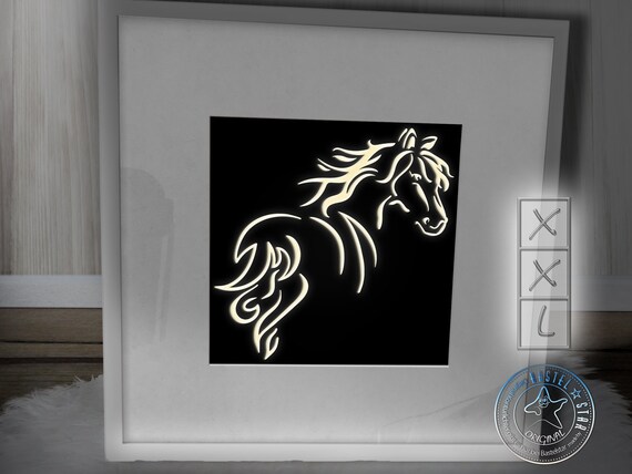 Pferd Lampe Geschenk Wandlampe Etsy